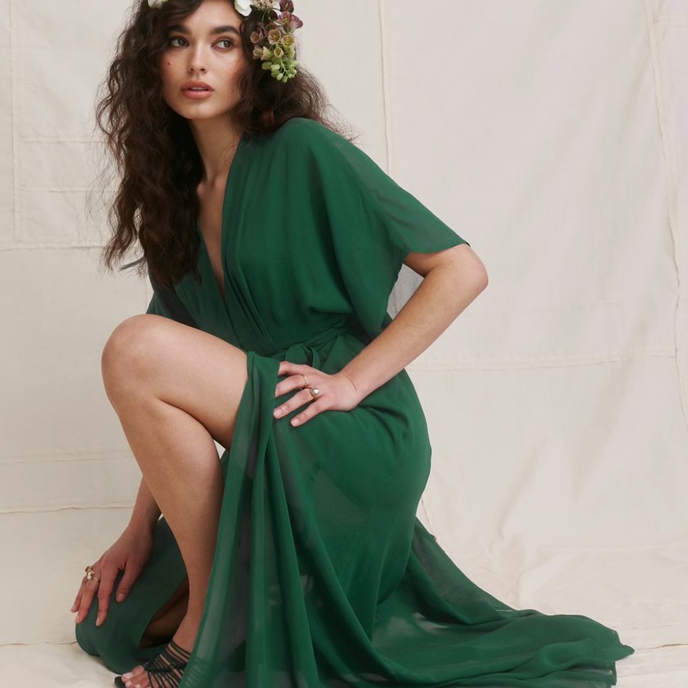 Reformation Winslow Wrap Dress, SP - NWT